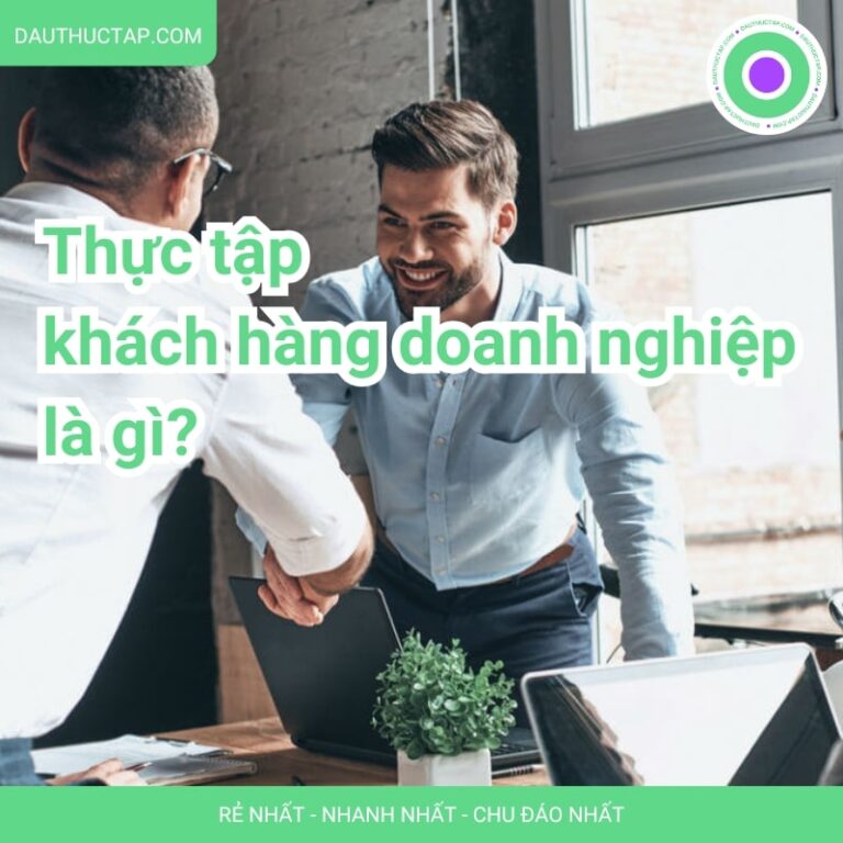 Thực Tập Sinh Khách Hàng Doanh Nghiệp Là Gì? Từ A-Z sinh viên cần biết