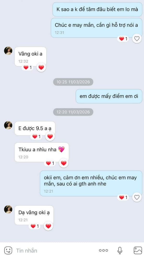 Feedback thực tế của sinh viên 8