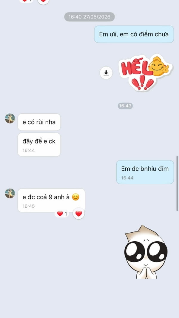 Feedback thực tế của sinh viên 7